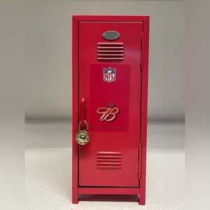 Rare Find Mini NFL Football Budweiser Metal Locker Number 15286